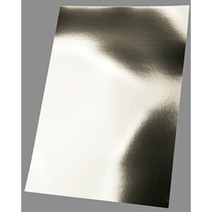 Sølvkartong 2-sidet 260g 35x25 cm 50 stk