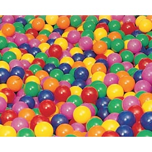 Baller for ballbinge (Ø-75mm.) 1 farge (600 stk)
