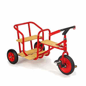Rose trehjulsykkel Taxi,H 60cm, L 92cm, W 62cm