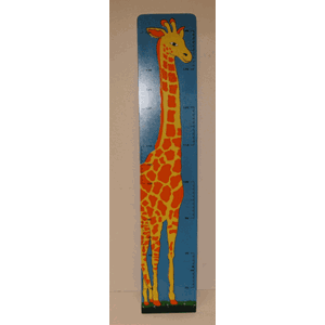 Måletavle i tre Motiv Giraff