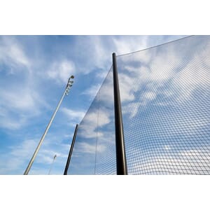 Beskyttelsesnett fotball PEx12x12x3mm grønn