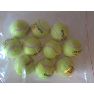 Tennisball gul 10 stk