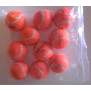 Tennisball Orange 10 stk